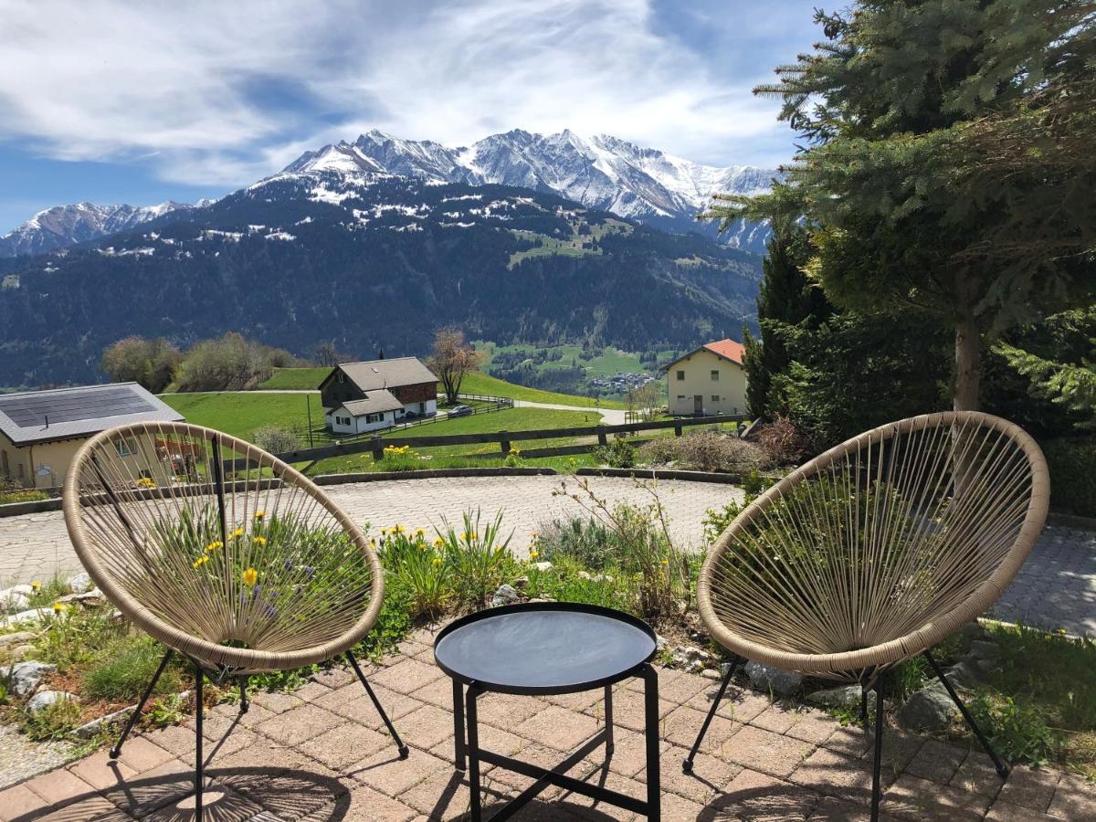 Renovated 3 Rooms Apartment In Ruschein Near Laax エクステリア 写真